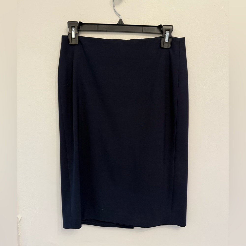 Theory Navy Pencil Skirt